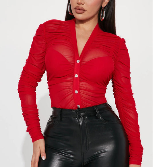 Rebecca Ruched Blouse