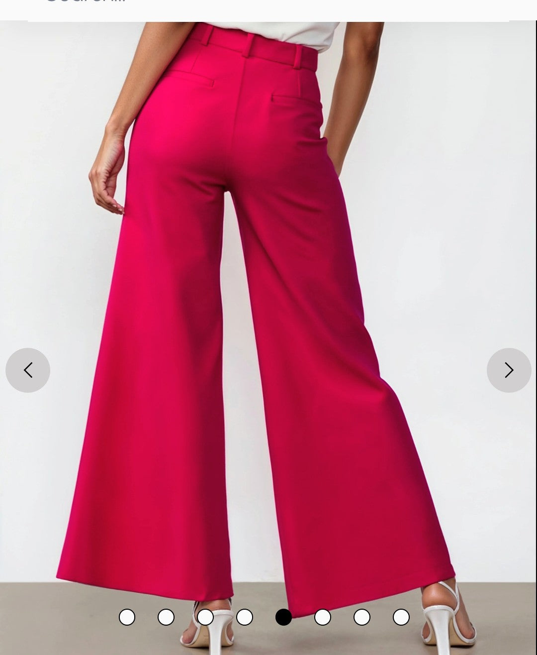 High Rise Wide Leg Pants
