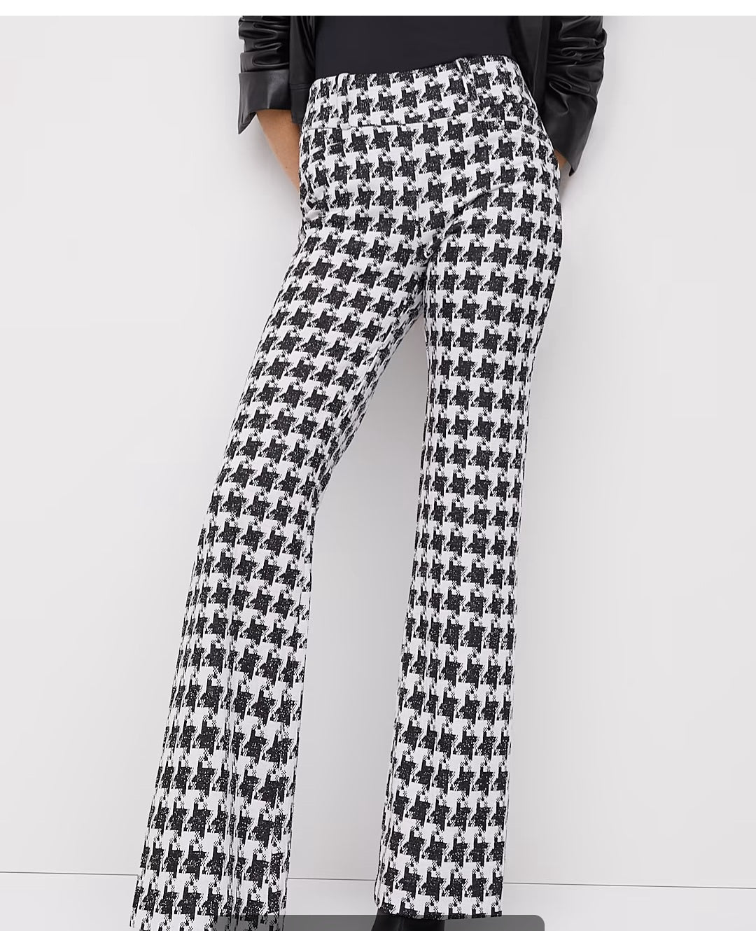 Pull - On- High- Rise Flare Pants