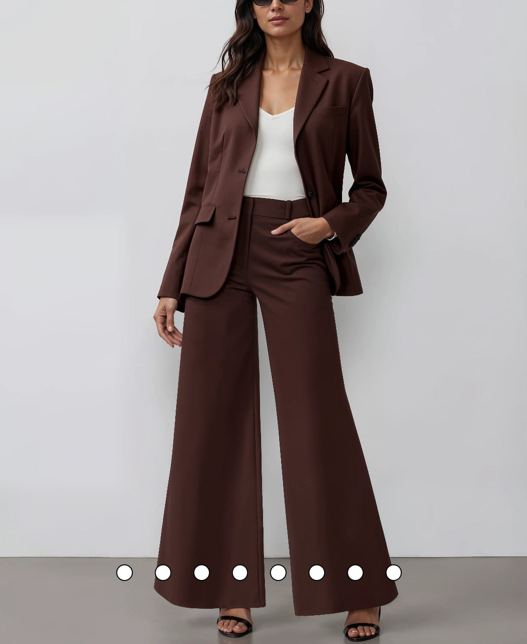 High Rise Wide Leg Pant